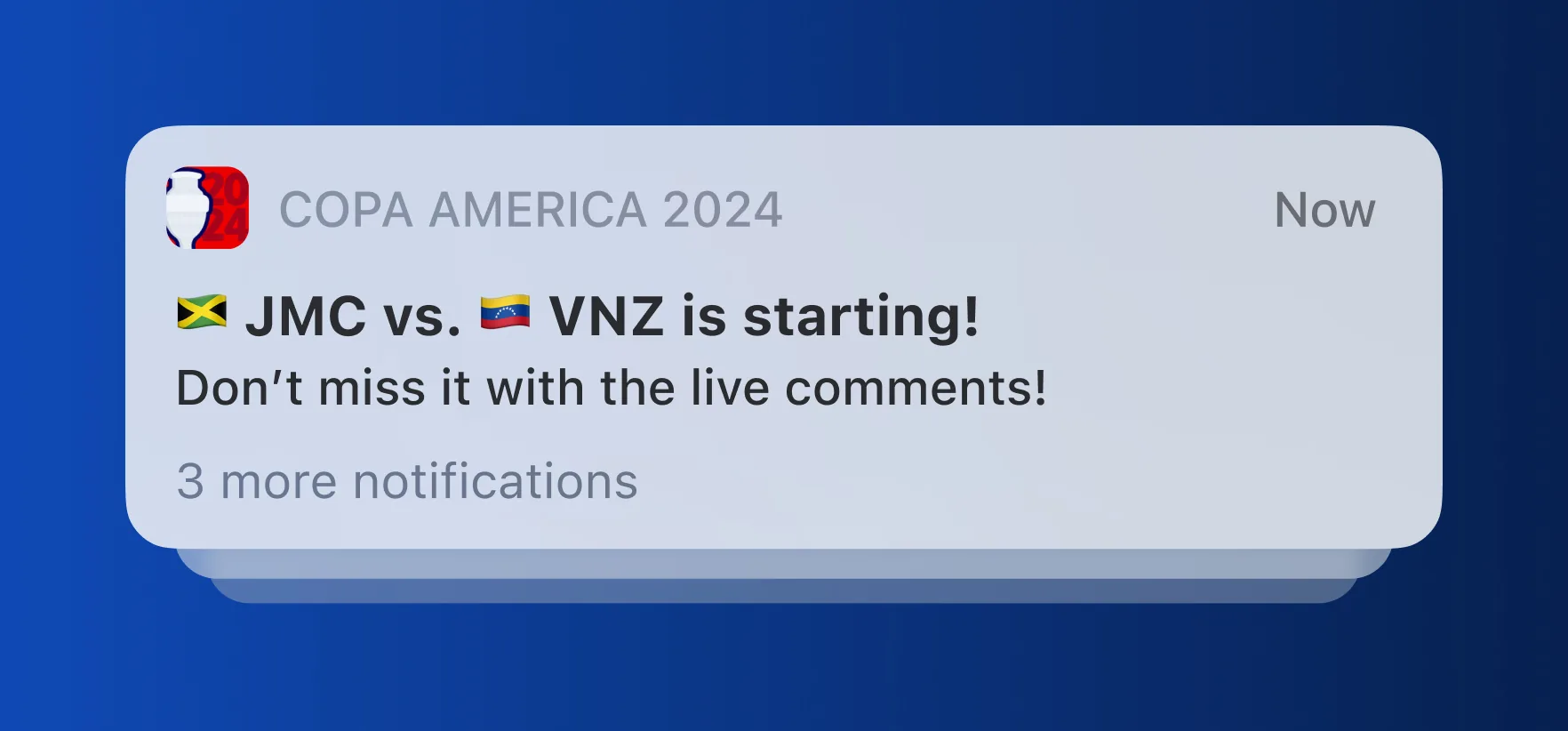 Match notifications